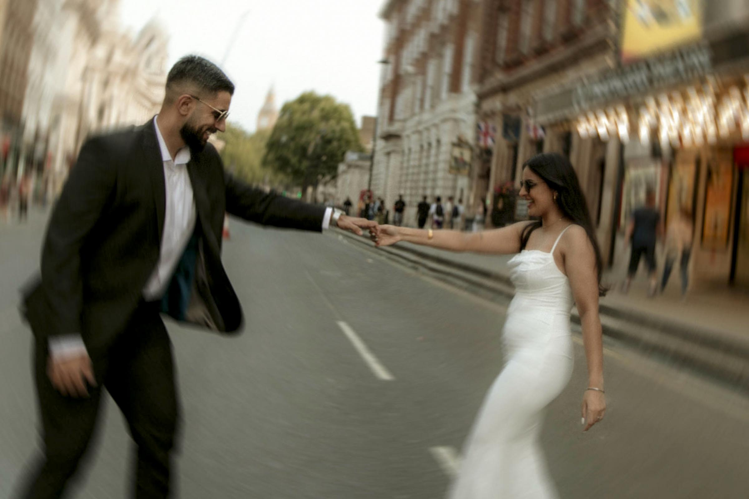 fun and genuine elopement photography after the city hall wedding in manhattan, nyc